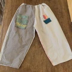 リネン新作ヴィンテージハンドメイド骨董市 バルーンパンツ