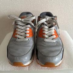Nikeid Nike Air Max 90 グレー/オレンジ