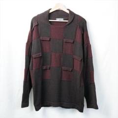 80s 筆タグ ISSEY MIYAKE MEN ストライプニット