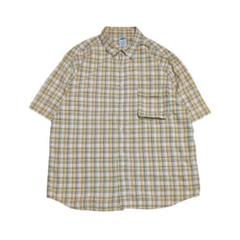 90s~ OLD GAP 短丈 チェックシャツ 半袖シャツ 90s OLD GAP 半袖 短丈 ギンガムチェックシャツ city box - メルカリ