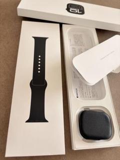 【純正】Apple Watch充電器 ➕　黒シリコンバンド