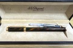 S.T. Dupont 万年筆 ダークブラウン　ポルトプリューム　フラーメ S.T. Dupont 万年筆 ダークブラウンポルトプリュームフラーメ