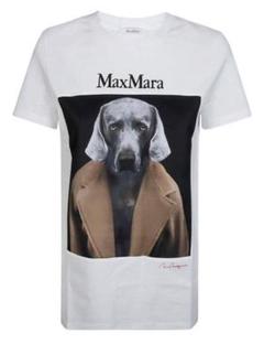 【滝沢真紀子着用】Max Mara ドッグTシャツ マックスマーラ　タキマキ 滝沢真紀子着用】Max Mara ドッグTシャツ マックスマーラ
