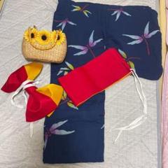 7月中の出品!浴衣 150cmサイズ+ミニバッグ