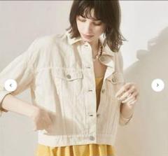 未使用 LOUNIE 製品染め Gジャン 春色 デニムジャケット 2025年最新】LOUNIE レディース Gジャン・デニムジャケット