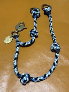 タカヒロミヤシタザソロイスト 14ss レザー 編み込み ウォレットチェーン タカヒロミヤシタザソロイスト 14ss レザー 編み込み ウォレット