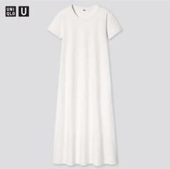 UNIQLO U エアリズムコットンAラインロングワンピース