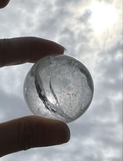 ✨アイリスクォーツ✨スフィア【280】虹多い❗️水晶　クリア