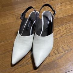 ラボキゴシワークス　オープントゥパンプス　ピープトゥ　ブラウン　25　美品 美品✨】ラボキゴシワークス 本革 オープントゥ パンプス バイ