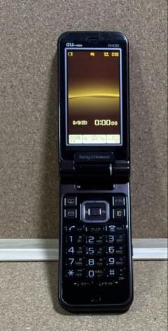 〈美品〉【Sony Ericsson】W43S ガラケー au by KDDI