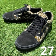 廃盤vansバンズオールドスクールレオパード柄オーセンティックエラリーバイス27 廃盤vansバンズオールドスクールレオパード柄オーセンティック