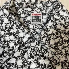 VISION STREET WEAR 総柄　スカル　シャツ　復刻