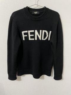 FENDI 23AW ブラックウールセーター