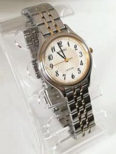 電池交換済、年差10秒、美品】セイコーエクセリーヌ4J41-0120
