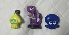 Switch スプラトゥーン amiibo イカ(ネオンパープル) おまけ付き
