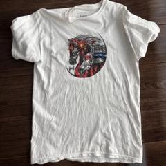馬のイラスト Tシャツ ホワイト