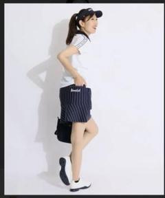 Beams Golf ネイビー ストライプスカートのサムネイル