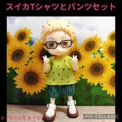 いちごTシャツとパンツセット（赤）☆ねんどろいどどーる・オビツ11服