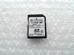 トヨタ純正ナビ NSCP-W62用地図データ更新用SDカード 2018年度秋版 トヨタ 純正 NSCP-W62 2018年 秋 版 地図データ更新 SDカード