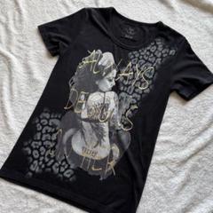xfrm レパード　SEXY GIRL TEE BIG PRINT black