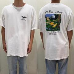 90s GAP モーターサイクルTシャツ バイカー 両面 ドラゴン XL