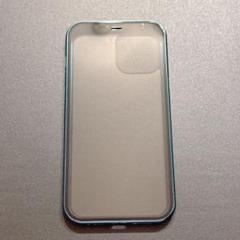★ iPhone12 Pro Max ケース バンパー 透明 両面 強化ガラス