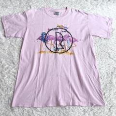 GILDAN ギルダン　90’ｓ　フラミンゴ柄　Ｔシャツ　ピンク　Ｍ