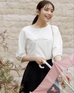 any sis スーピマスムースクロップドTシャツ