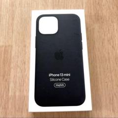 【新品】純正 iPhone 13 mini シリコンケース・ミッドナイト② 純正 iPhone13 mini シリコンケース ミッドナイトブラック 黒