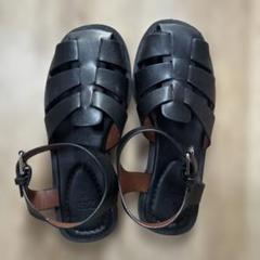 ZARA 黒 ストラップサンダル