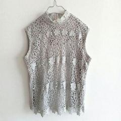 【美品】日本製　ブティック　　レディース　トップス　高級感　花柄
