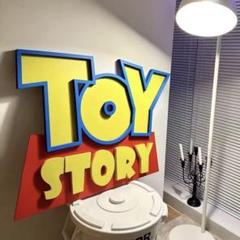 【ビッグサイズ】トイストーリー　タイトルロゴ　ロゴパネル　大　インテリア トイストーリー タイトルロゴ - メルカリ