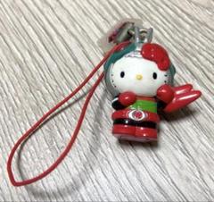 ハローキティ　ストラップ　仮面ライダー　なりきりキティ　根付けストラップ　レア