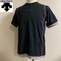 デサント スポーツ ウェア tシャツ ブラック Lサイズ