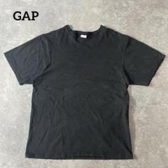 90s〜00s GAP L カナダ製 無地Tシャツ ブランクT ブラック