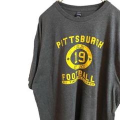TULTEX Tシャツ フットボール19 グレー　2XL 大きめサイズ