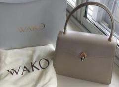 未使用級✨WAKO 和光　ターンロック　キャンバスレザー　 ハンドバッグ Yahoo!オークション -「和光 バッグ」の落札相場・落札価格