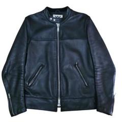 666 レザーシングルライダースジャケットLJM-21TF 牛革 LJM-21TF タイトフィット マンダリンカラー シングル ライダース