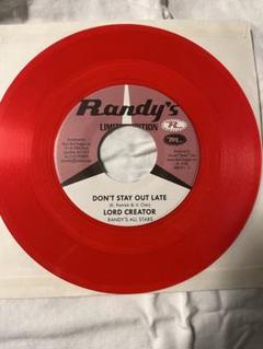Lord Creator With Determinations 7” レコード LORD CREATOR KING & QUEEN 7インチ ロード クリエイター カラー