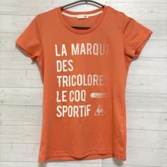 Le Coq Sportif コーラルオレンジ Tシャツ