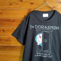 ドラえもん　Doraemon　どこでもドア　デザインプリント　半袖Tシャツ　Ⅿ