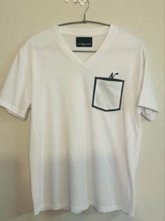 NUMBER (N)INE ナンバーナイン ホワイト Vネック Tシャツ