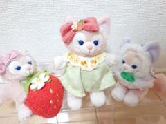 ディズニー ハートフェルトストロベリーギフト ぬいぐるみ バッジ まとめ セット