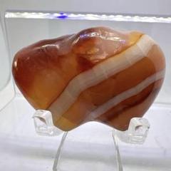 赤瑪瑙ダブルハートの型置物（終値）⭐︎家庭円満、子宝、 健康、魔除け、精神安定
