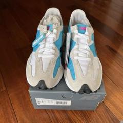 New Balance スニーカー 25.5cm 青/白/ベージュ