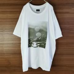 Tシャツ　グラフィックプリント　オーバーサイズ　ヴィンテージ感　白　古着