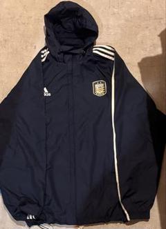 アルゼンチン代表 adidas ウィンドブレーカー ネイビー　サイズL
