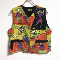 ✨良品・希少✨ アルベロベロ ベスト 重ね着 カラフル 可愛い 個性的 華やか
