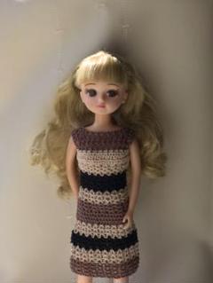リカちゃんクロッシェワンピース