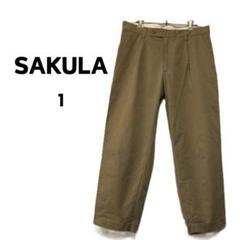 sakula サクラ 1 ストレートパンツ ワイドパンツ チノパン